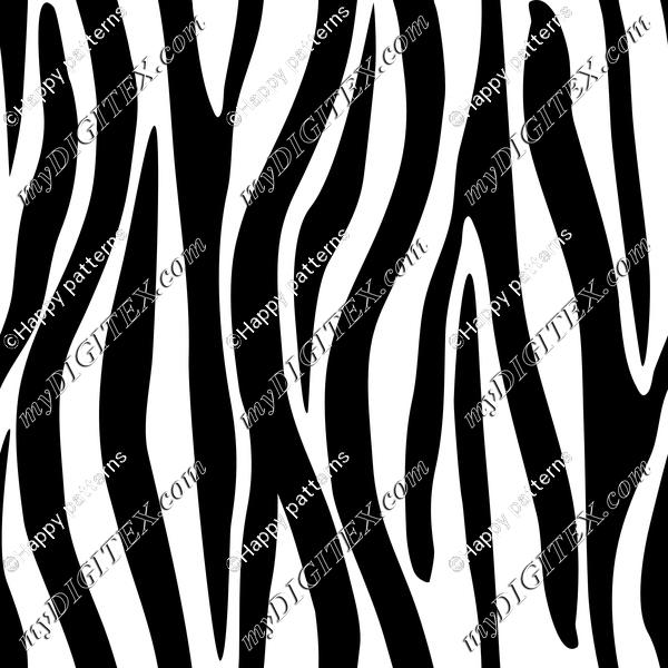 Zebra Skin Black and White Zebra Stripes