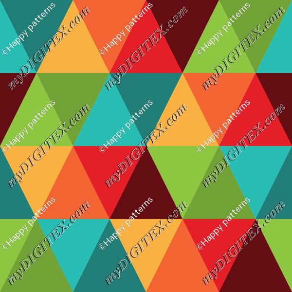 Retro Raibow Abstract Geometric Pattern