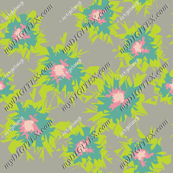 Graphic Flower Coordinate_5-01