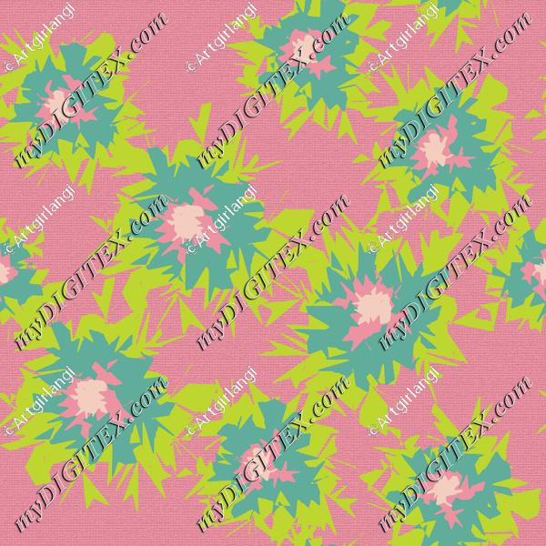 Graphic Flower Coordinate_8-01