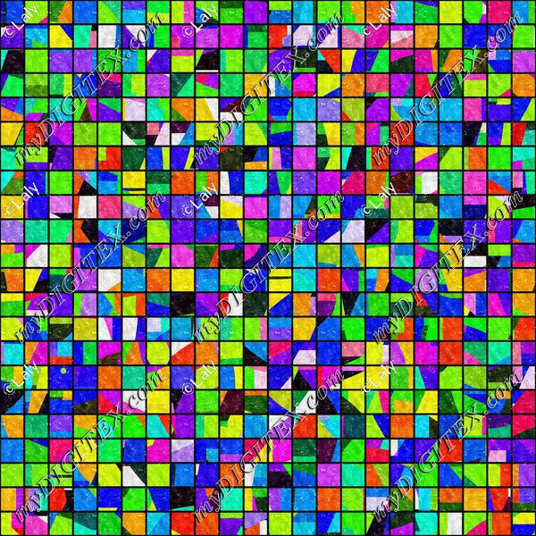 Colorful squares pattern