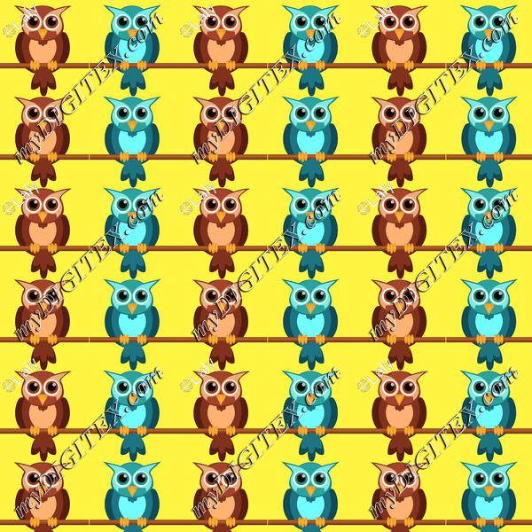Owls pattern