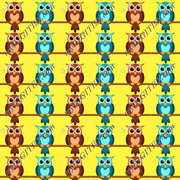 Owls pattern