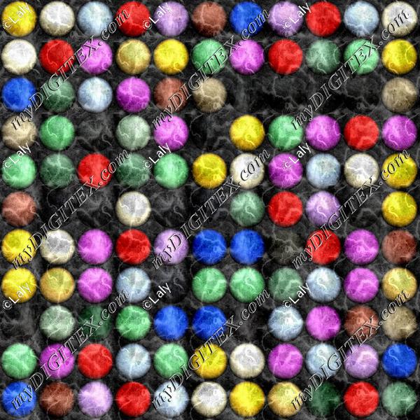 Colorful circle buttons