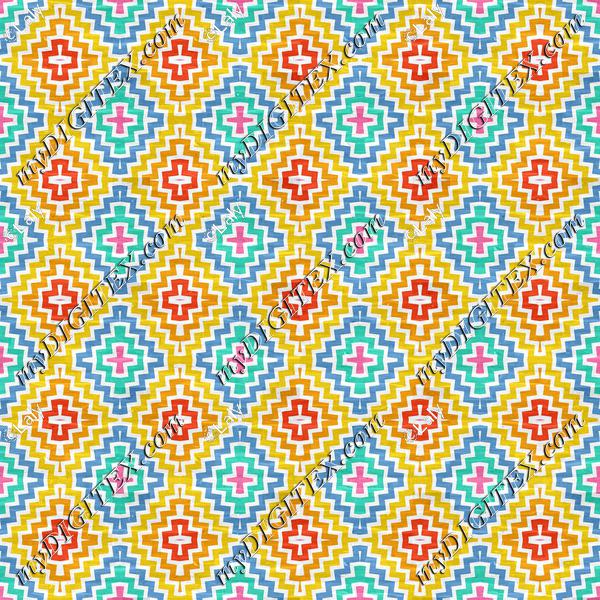 Colorful shapes pattern