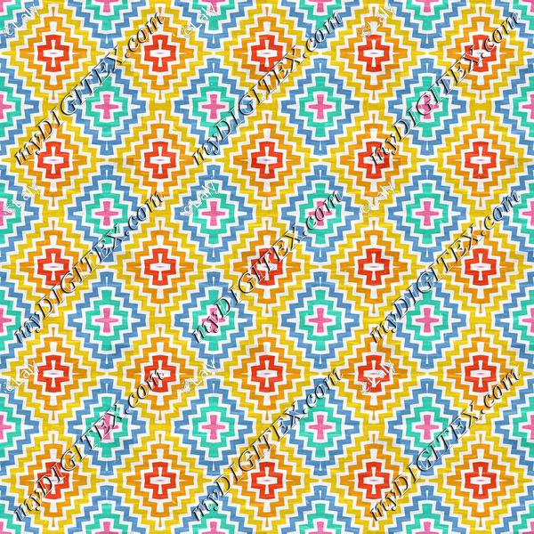 Colorful shapes pattern