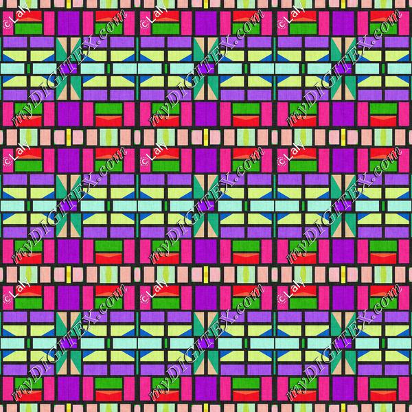 Colorful shapes pattern