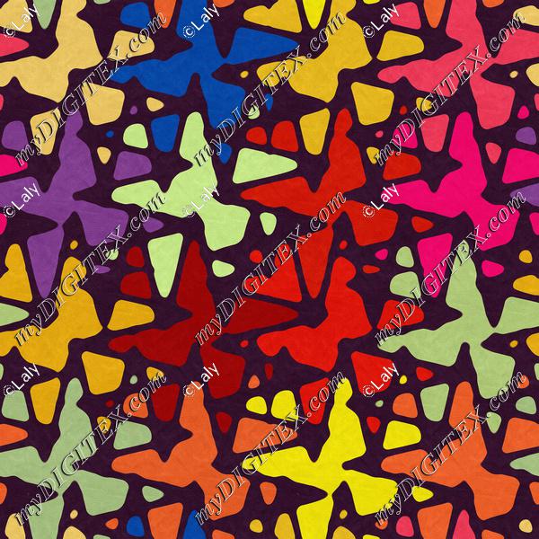 Colorful shapes pattern