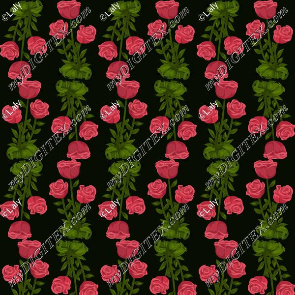 Red roses pattern