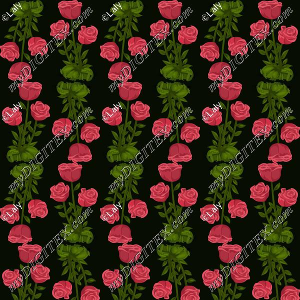 Red roses pattern