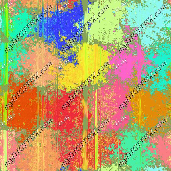 Colorful paint spots