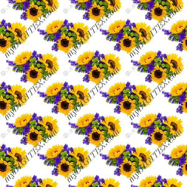 Sunflowers pattern