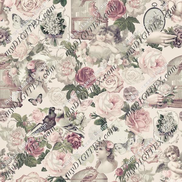 Nostalgic Kitsch Pattern
