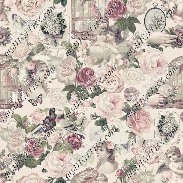 Nostalgic Kitsch Pattern