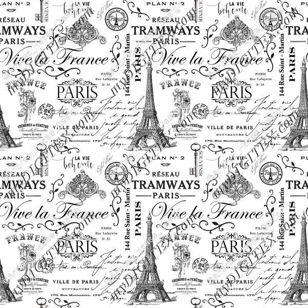 Vintage Paris Pattern