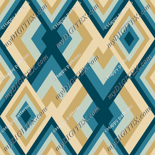 Abstract gemetric pattern in soft winter colors