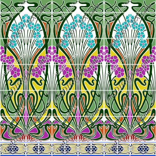 Art Nouveau Tile
