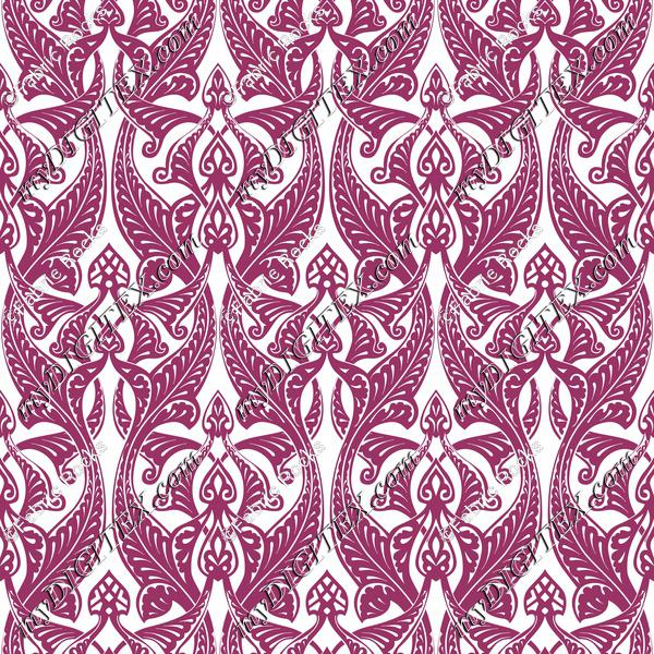 Mirror Nouveau FFFFFF-993366