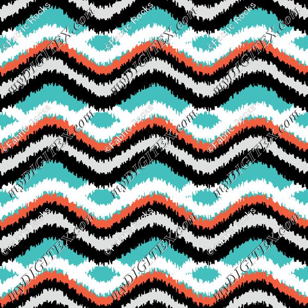 Southwest Tribal Furry Chevrons