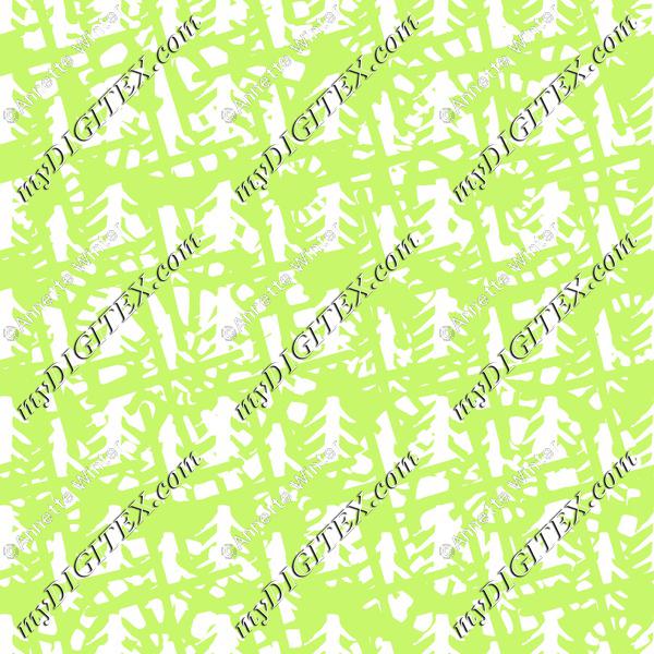 Modern Batik Lime Green