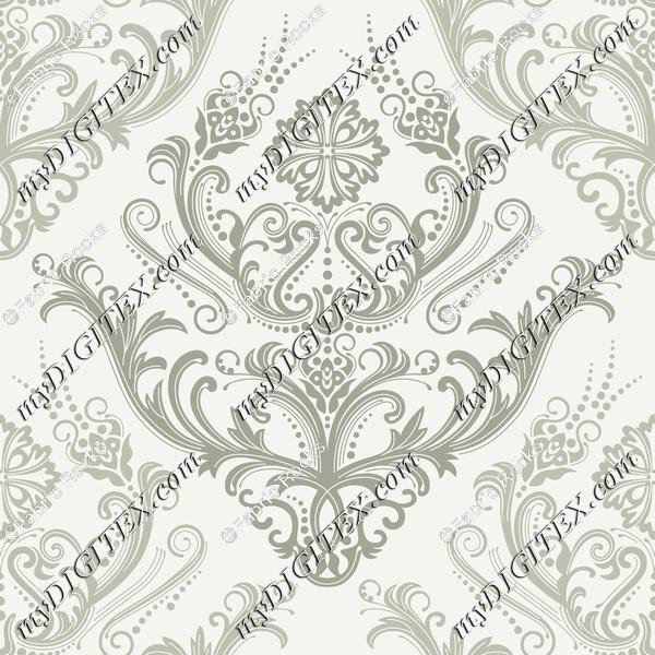 Antique Bouquet Damask 3