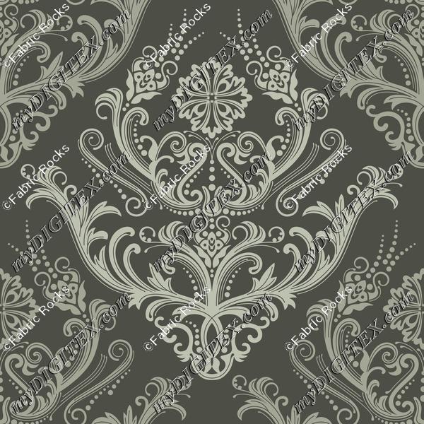 Antique Bouquet  Damask 1