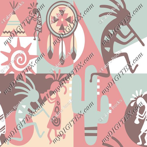 Tribal Baby Kokopelli