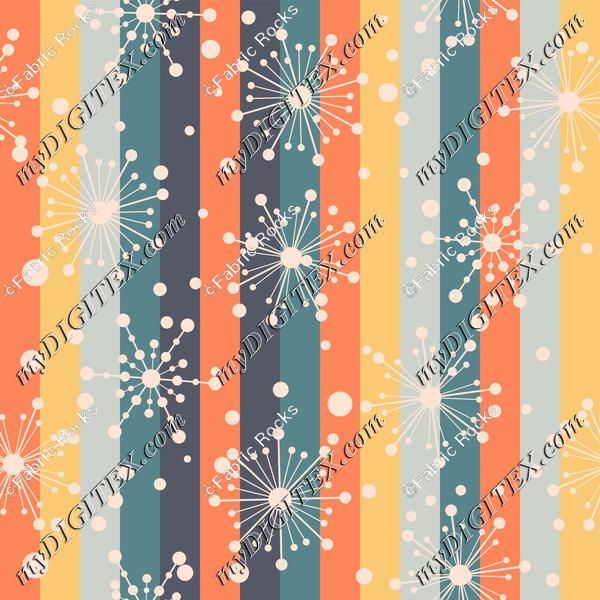 Vintage Kitsch Atomic Stripes