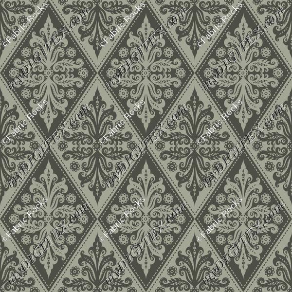 Antique Bouquet Damask 4