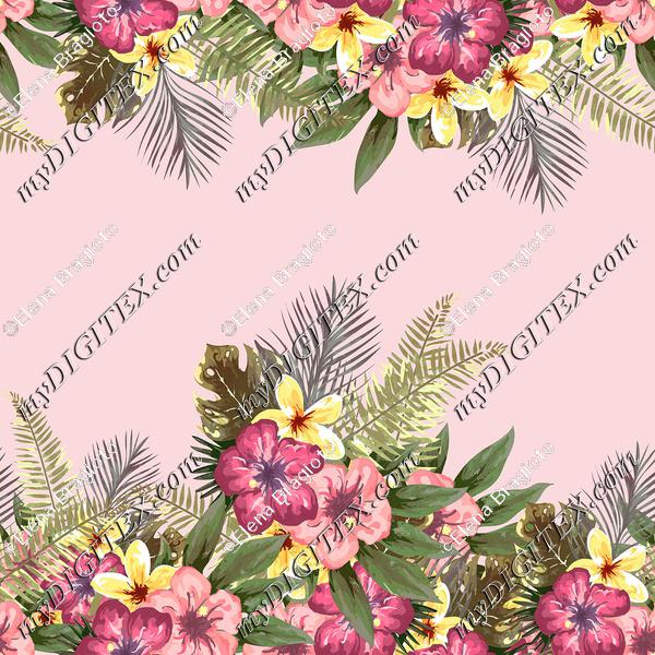 Tropical floral print