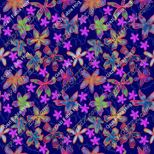Color Block Flowers