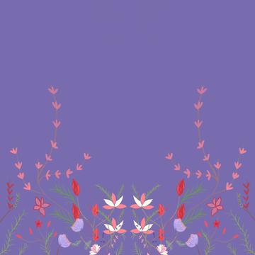 Sakina(no repeat pattern- violet)