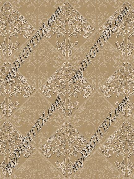 Flocked Damask