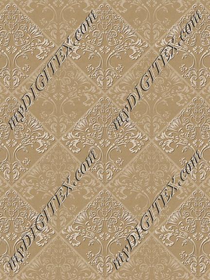 Flocked Damask