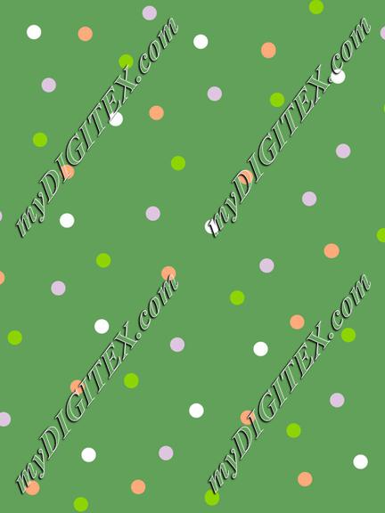 Dots in green