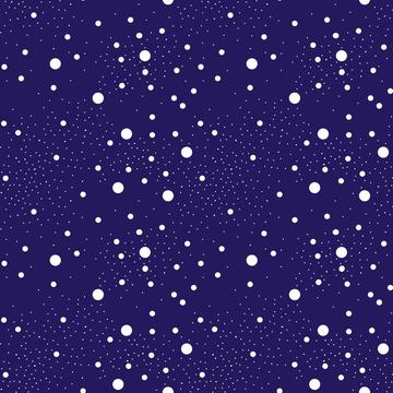 Star night blue and white