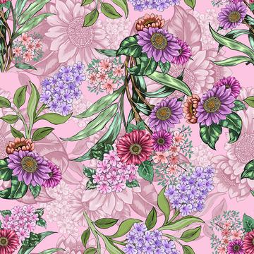 hand drawn floral pattern