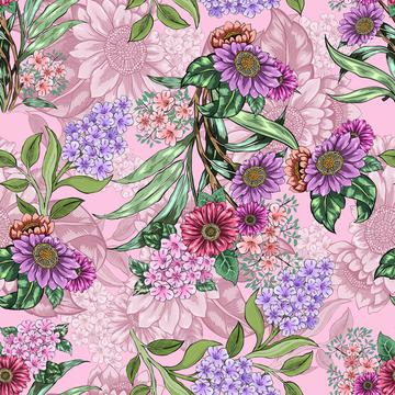 hand drawn floral pattern