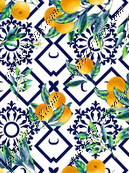 Sicilian lemon geometric prints