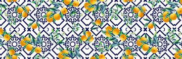 Sicilian lemon geometric prints