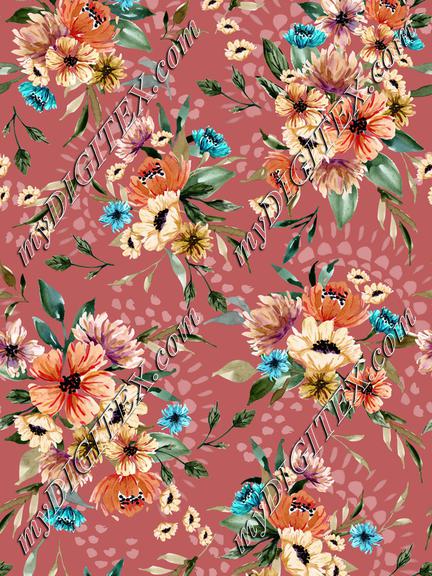 Daphnie Floral Garden - Pink