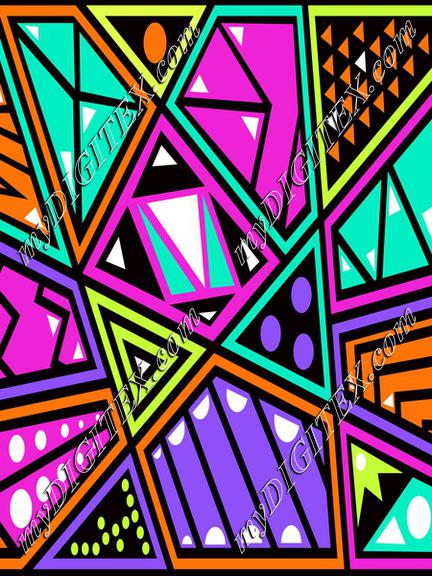 Colorful abstract shapes