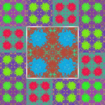 Spots in squares