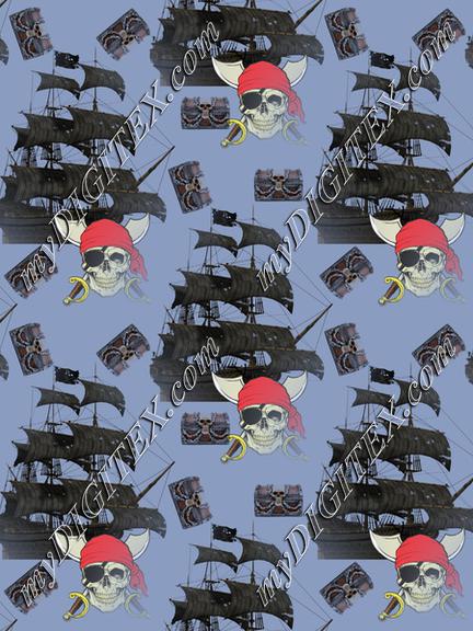 Black Pearl Ship Blue