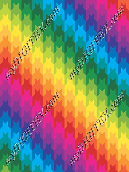 Rainbow Houndstooth