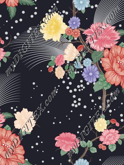 abstract floral pattern