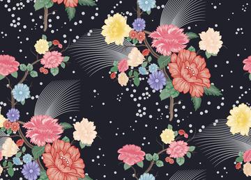 abstract floral pattern