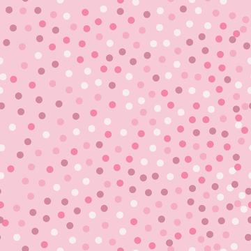 Ombre pink polka dot fabric. Dotted textile