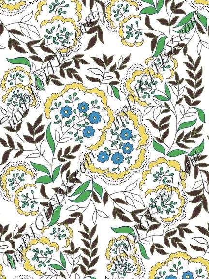 hand drawn floral pattern