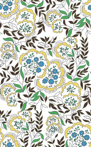 hand drawn floral pattern